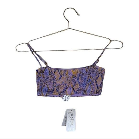 L*Space Rebel Swim Top in Serpentina - Picture 4 of 5